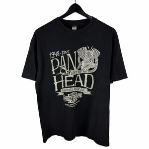 Mens Harley Davidson Motorcycles Tifton Georgia Panhead Biker Shirt Size L